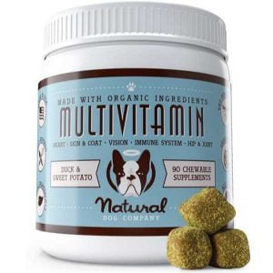Natural Dog Company Multivitamin Dog Supplement, 90 Count