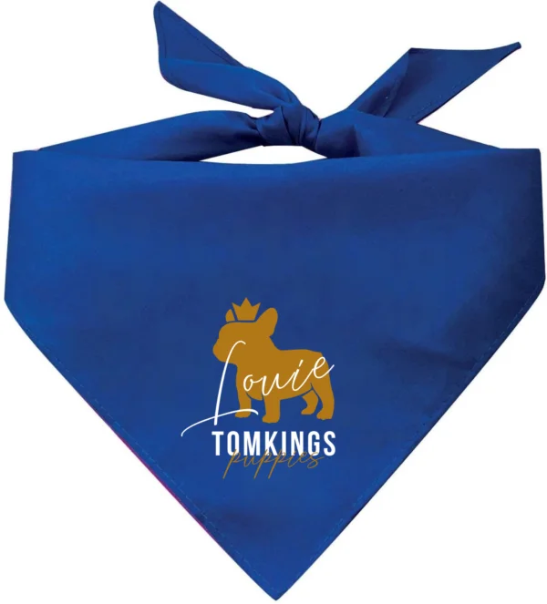 "Custom TomKings Frenchie" Bandana at TomKings Puppies Shop