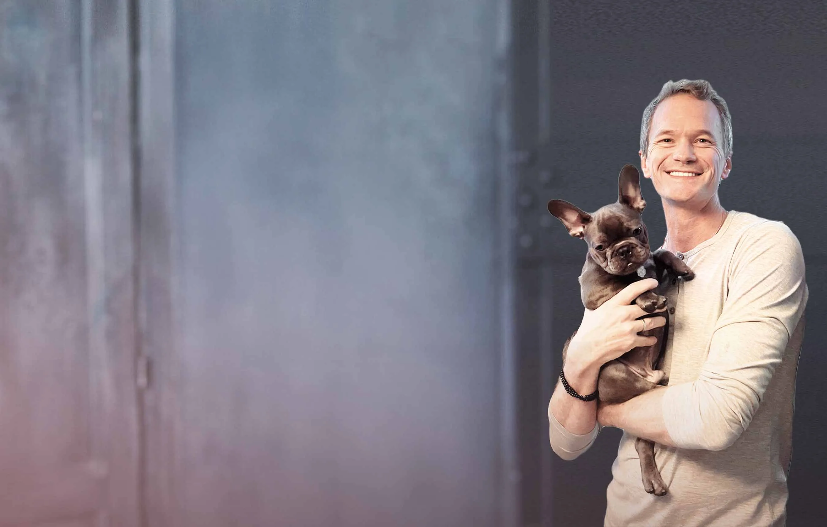 Neil Patrick Harris with Frenchie